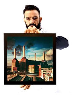 Lindo Quadro Decorativo Capa Disco Animals Do Pink Floyd