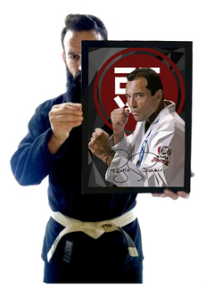 Quadro Arte Royce Gracie Decoração Academias Jiu Jitsu