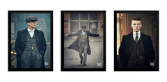 Kit 3 Quadros A4 Peaky Blinders Irmãos Shelby