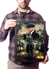 Quadro Decorativo Peaky Blinders Gangster Shelby Cavalo