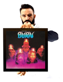 Quadro Decorativo Capa Disco Lp Vinil Deep Purple Burn 33cm