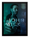 Quadro John Wick Filme Parte 1 Poster Moldurado