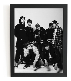 Quadro Foto Bts Kpop Jungkook Jin Suga J-hope Rm Jimin Band