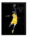 Quadro Kobe Bryant Lenda Basquete Poster Moldurado