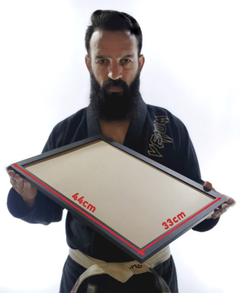 Quadro Arte Gorila Samurai Faixa Preta Jiu Jitsu - comprar online