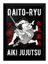 Quadro Aiki-jujutsu Decoração Academia Arte Marcial Dojo