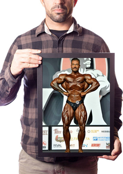 Quadro Olympia 2021 Cbum Classic Academia Decoração