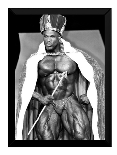 Quadro Ronnie Coleman Poster Moldurado Decoração Academia