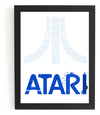 Quadro Games Atari Vintage Retro Arte Poster Moldurado