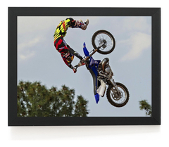 Quadro Mx Freestyle Motocross Poster Com Moldura Manobra!