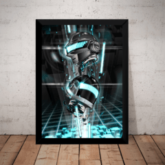 Quadro Musica Eletronica Daft Punk Arte Poster Moldurado