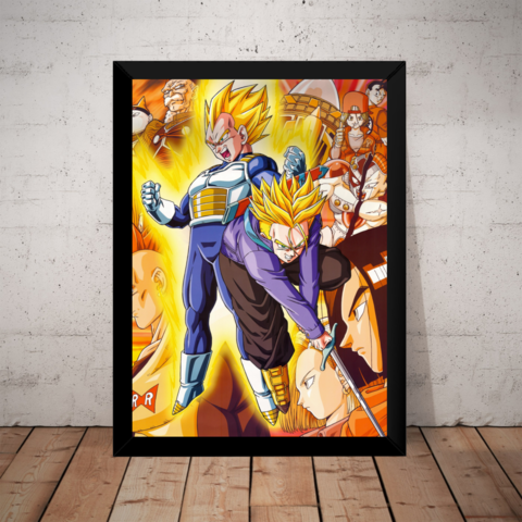 Quadro Decorativo Desenho Dragon Ball Z Poster