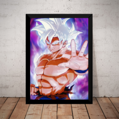 Quadro Goku Ultra Instinct Dragon Ball Instinto Superior 2