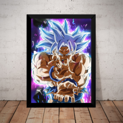 Quadro Goku Ultra Instinct Dragon Ball Art Instinto Superior