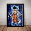 Quadro Arte Dragon Ball transformação Goku Instinto Superior