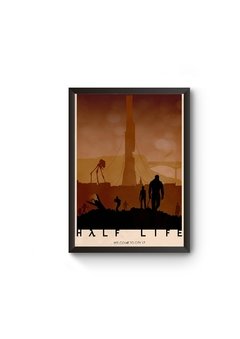 Poster Moldurado Arte Game Half Life 2 Quadro