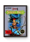 Quadro Capa Castlevania 2 Nintendinho Poster Moldurado