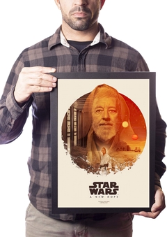 Poster com Moldura A3 Star Wars Uma nova Esperança
