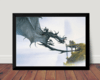 Quadro Decorativo John Howe Arte Fantasy Nazgul Tolkien