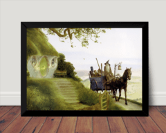 Quadro Decorativo John Howe Arte Fantasy Gandalf Hobbit