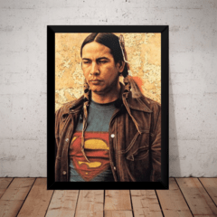 Quadro Decorativo Um indio Sioux Arte De James Bama
