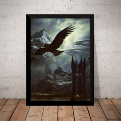 Quadro Senhor Dos Aneis Aguia Fantasy Arte De Alan Lee