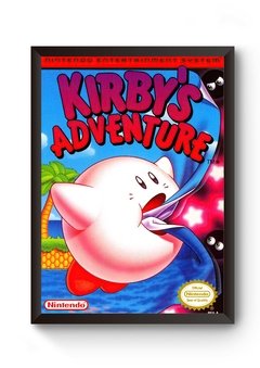 Quadro Capa Kirby's Adventure Nintendinho