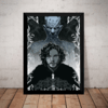 Quadro Game Of Thrones Jon Snow Stark Rei Da Noite Arte