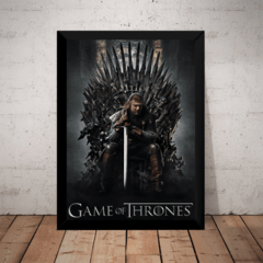 Quadro Game Of Thrones Poster 1 Temporada 42x29cm