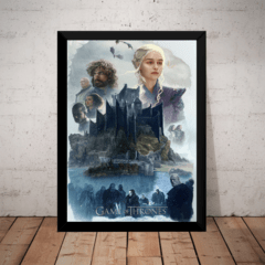 Quadro Game Of Thrones Daenerys Targaryen Poster Com Moldura