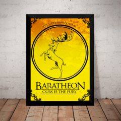 Quadro Game Of Thrones House Baratheon Poster Moldurado