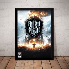 Quadro Game Frostpunk Arte Poster Moldurado