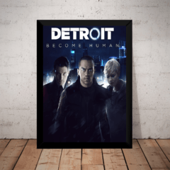 Quadro Game Detroit Become Human Arte Poster Moldurado