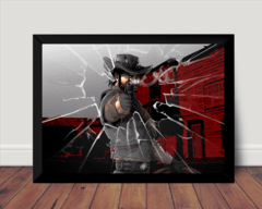 Quadro Game Red Dead Redemption Arte Poster Moldurado