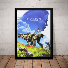 Quadro Horizon Zero Dawn Game Arte Poster Moldurado