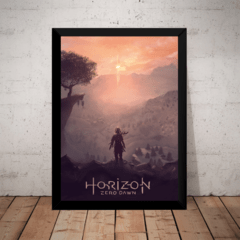 Quadro Game Horizon Zero Dawn Arte Poster Moldurado