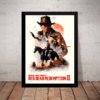Quadro Arte Red Dead Redemption 2 Game Poster Com Moldura