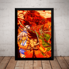 Quadro Samurai Showdown Game Arte Poster Moldurado