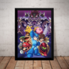 Quadro Nintendo Games Classicos Arte Poster Moldurado