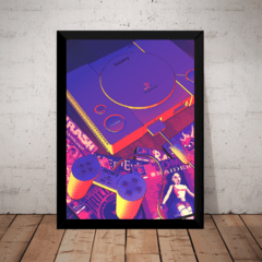 Quadro Decorativo Arte Game Retro Playstation One Ps1