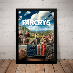 Quadro Game Far Cry 5 Arte Poster Moldurado