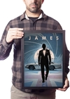 Poster com Moldura A3 Car Legends James Bond