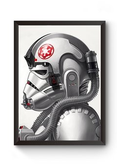 Quadro Arte Star Wars Piloto AT AT Poster