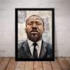 Quadro Decorativo Martin Luther King Arte Moldurada