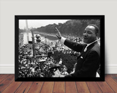 Quadro Decorativo Martin Luther King Foto Historica