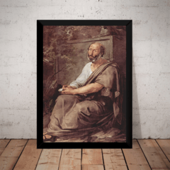 Quadro Decorativo Arte Aristoteles Filosofo