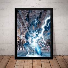 Quadro Thor Arte De Alex Ross Hq Vingadores Guerra Infinita