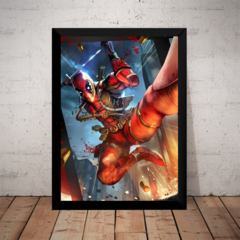 Quadro Deadpool Marvel Hq Filme Arte