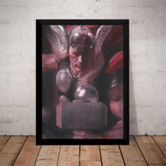 Quadro Thor Marvel Hq Arte De Alex Ross