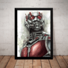 Quadro Decorativo Homem Formiga Arte Poster Moldurado